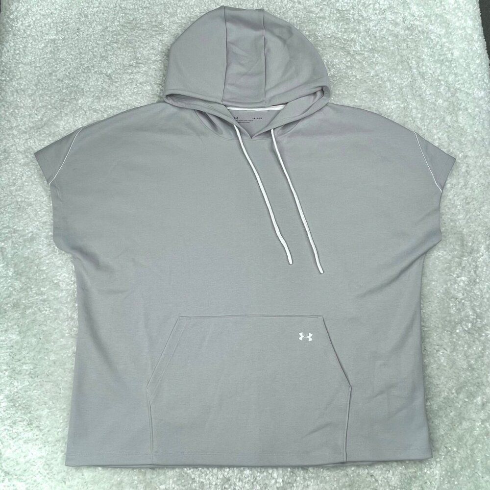 Under Armour Double Knit Short Sleeve Tunic Hoodie